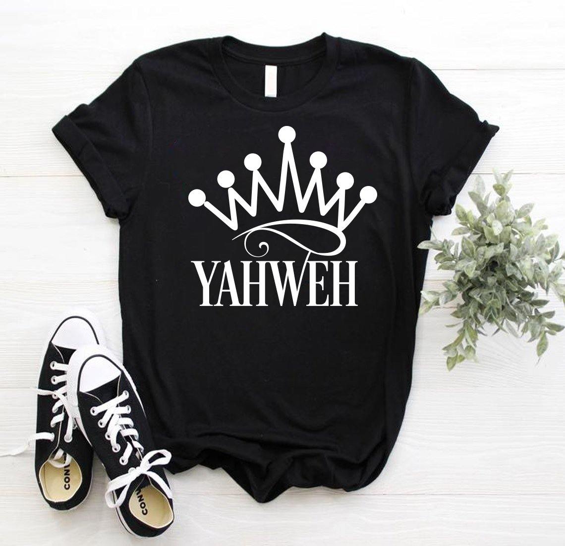 YAHWEH w/Crown T-Shirt - CLASSY NERDY CHIC