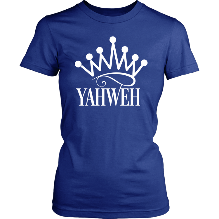 YAHWEH w/Crown T-Shirt - CLASSY NERDY CHIC