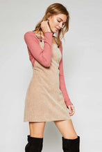 BEIGE CORDUROY SKIRTALL - CLASSY NERDY CHIC