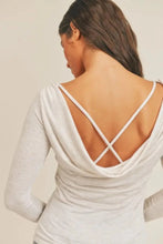 Billie Back Top: Oatmeal