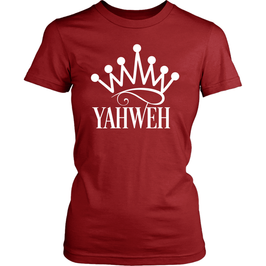 YAHWEH w/Crown T-Shirt - CLASSY NERDY CHIC