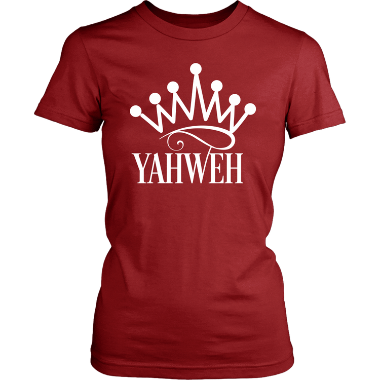 YAHWEH w/Crown T-Shirt - CLASSY NERDY CHIC