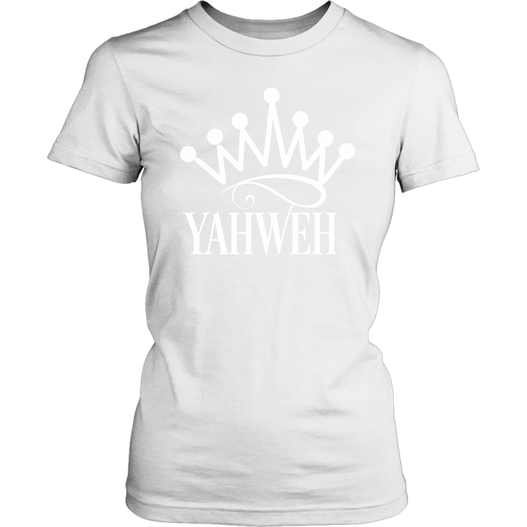 YAHWEH w/Crown T-Shirt - CLASSY NERDY CHIC
