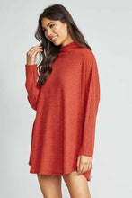 RUST ORANGE KNIT TOP - CLASSY NERDY CHIC