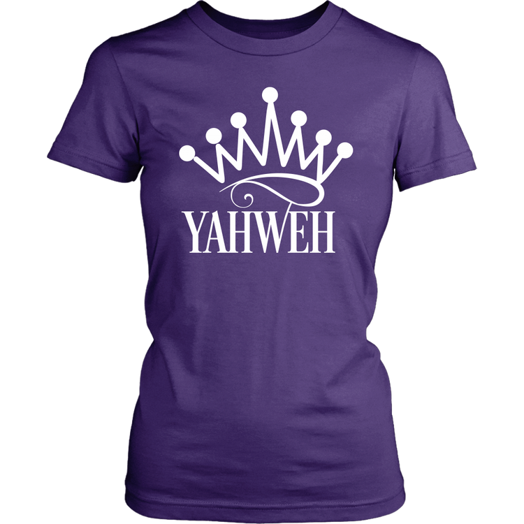 YAHWEH w/Crown T-Shirt - CLASSY NERDY CHIC