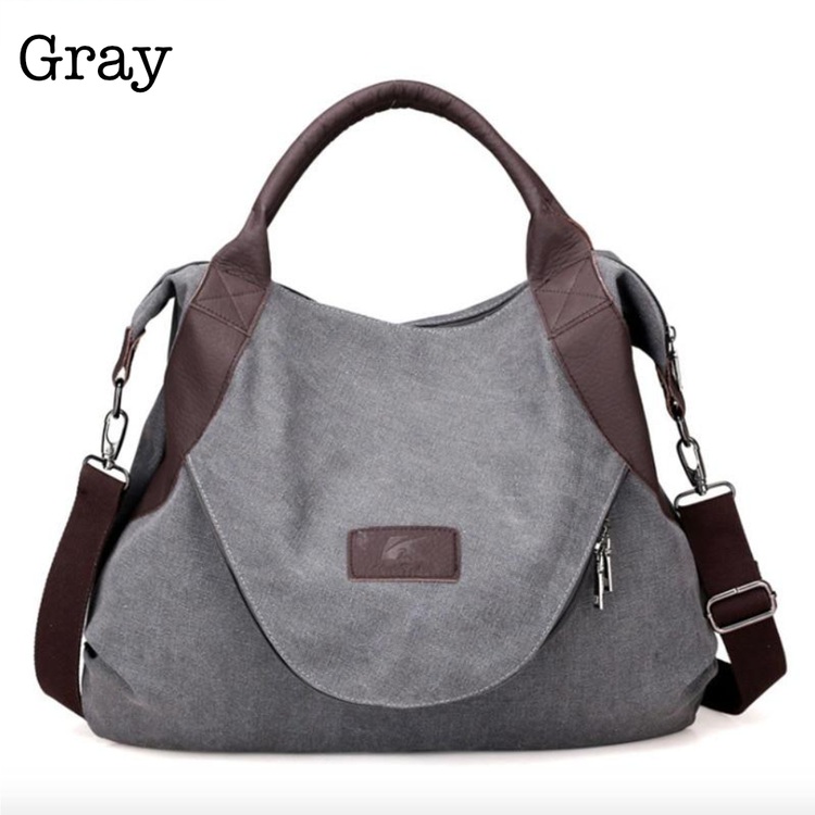 Gray Everyday Fashionable Tote
