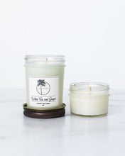 White Tea + Ginger Scent Coconut Wax Candle - CLASSY NERDY CHIC