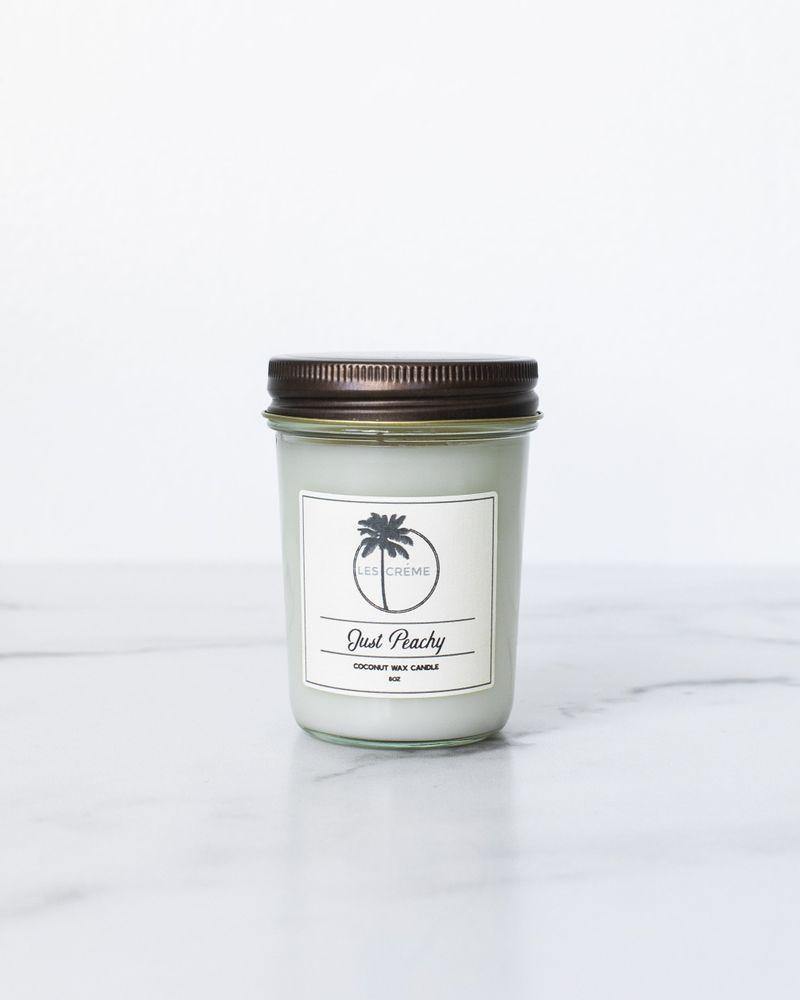 Just Peachy Scent Coconut Wax Candle - CLASSY NERDY CHIC