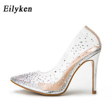 Transparent Rhinestone High Heels