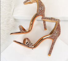 House Of Bling Ankle Strap Heels