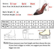 Transparent Crystal Rivet Pumps