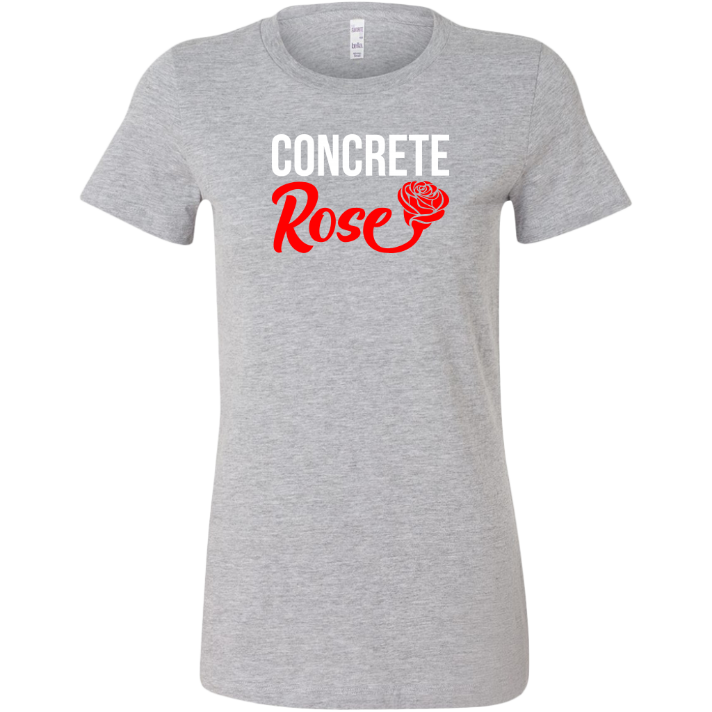 Concrete Rose Tee - CLASSY NERDY CHIC